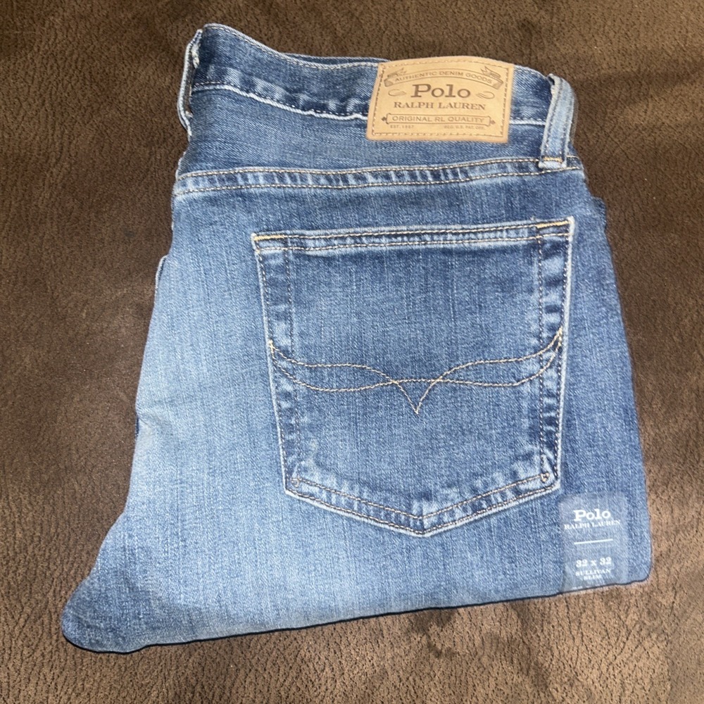 Polo Ralph Lauren Sullivan Slim Jeans Mens 32 X 32  Blue Stretch